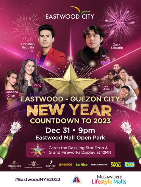 ticketnet eastwood|Eastwood City New Year Countdown to 2022 .